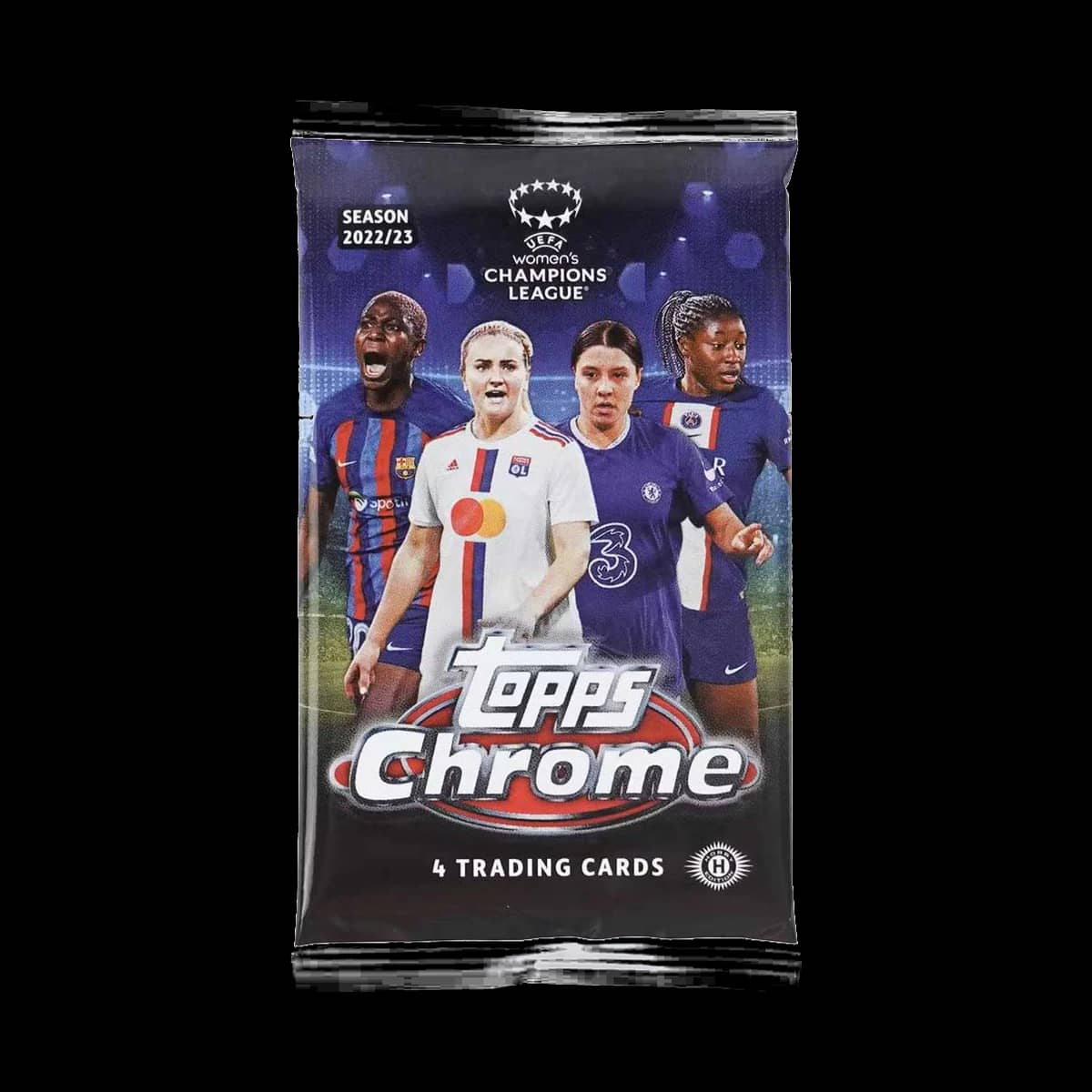 2022/23 Topps Chrome UEFA Womens Champions League Soccer Hobby Pack