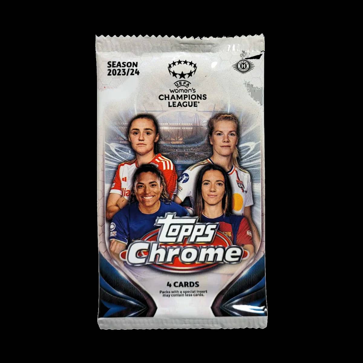 2023/24 Topps Chrome UEFA Women's Champions League Hobby Pack