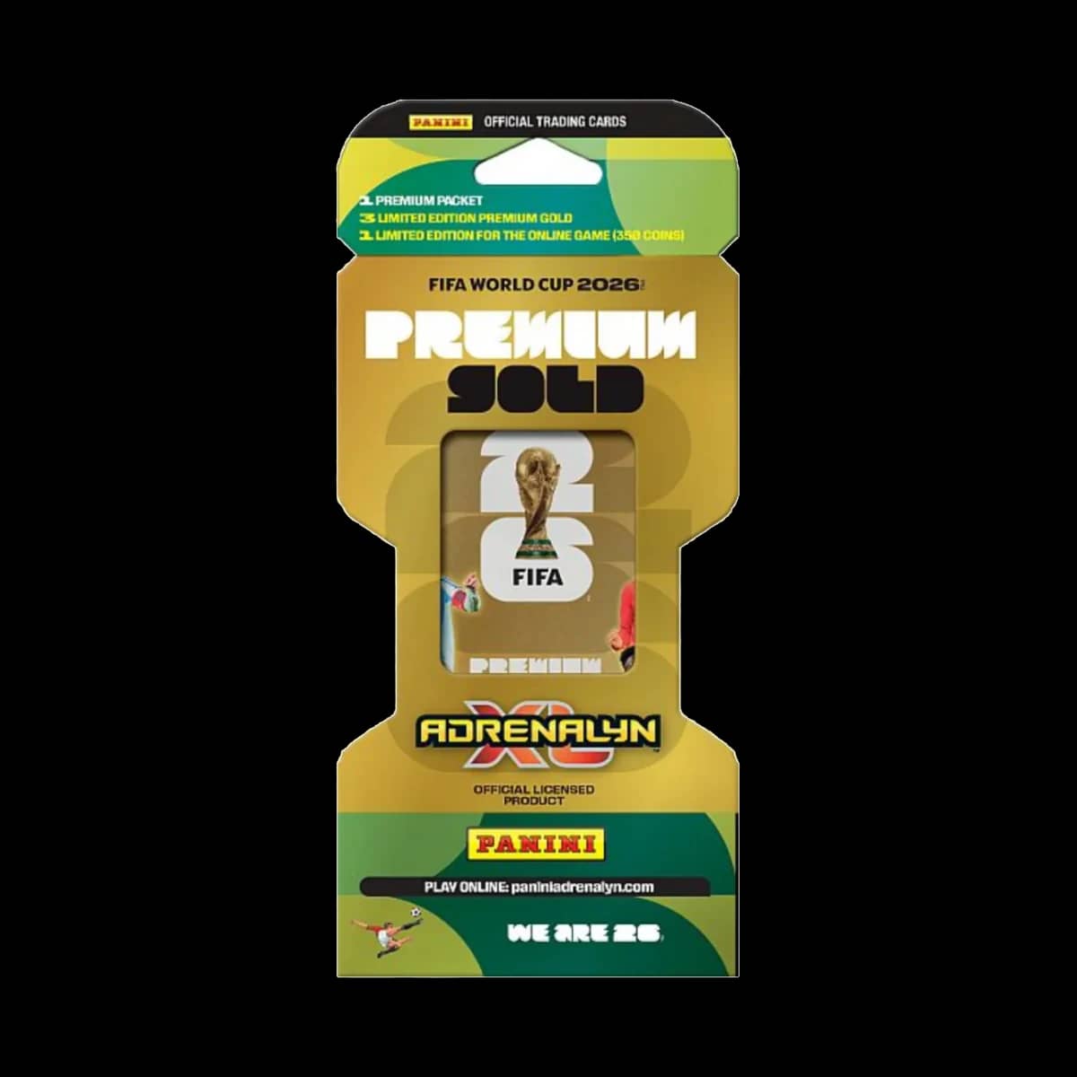 2026 Panini Adrenalyn XL FIFA World Cup Premium Gold Booster