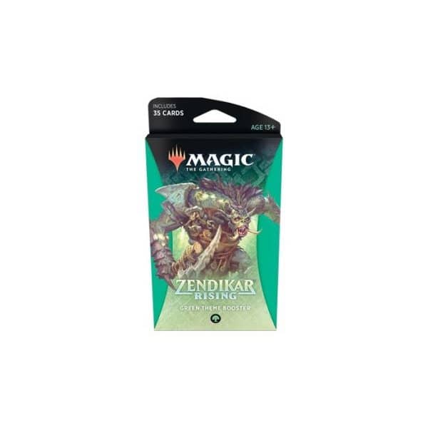 Zendikar Rising Theme Green Booster Pack