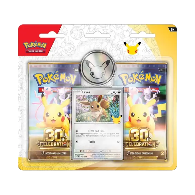 30th Celebration Eevee Booster Pack Display (2 pack)