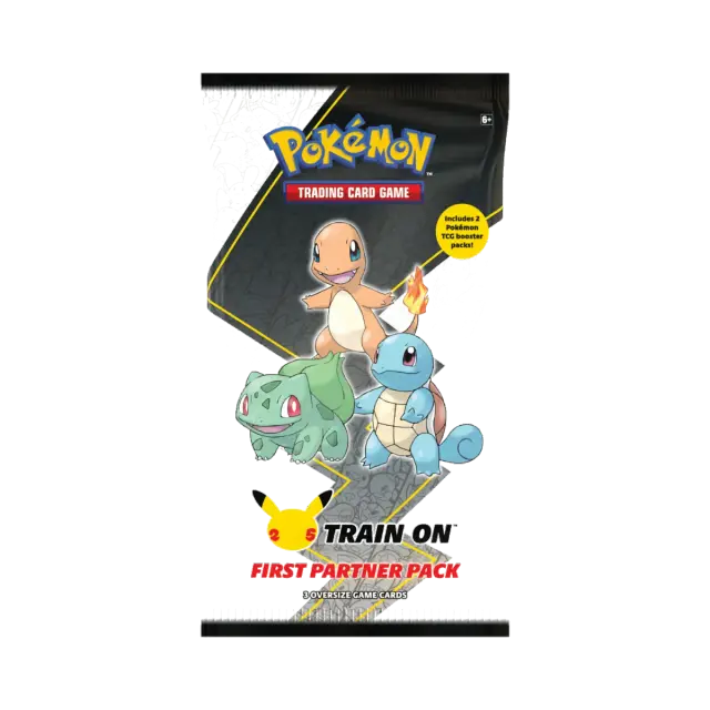 First Partner Bulbasaur Charmander And Squirtle Booster Pack