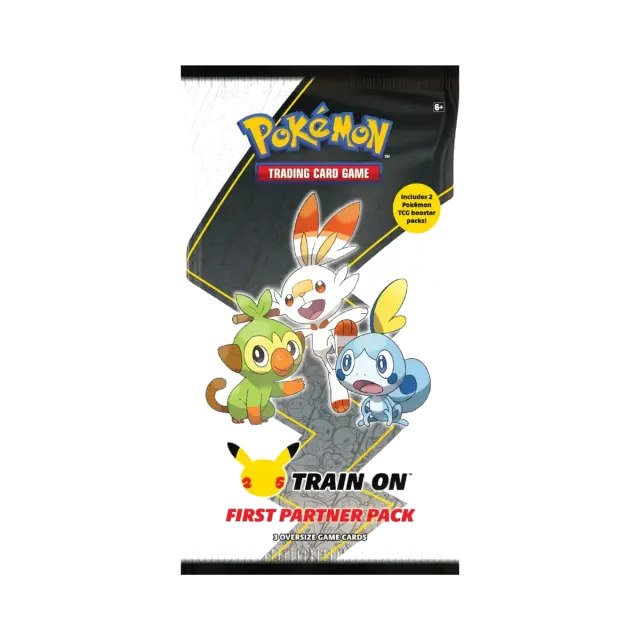 First Partner Grookey Scorbunny And Sobble Booster Pack