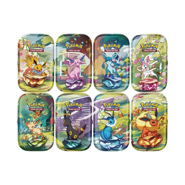 Prismatic Evolutions Mini Tin