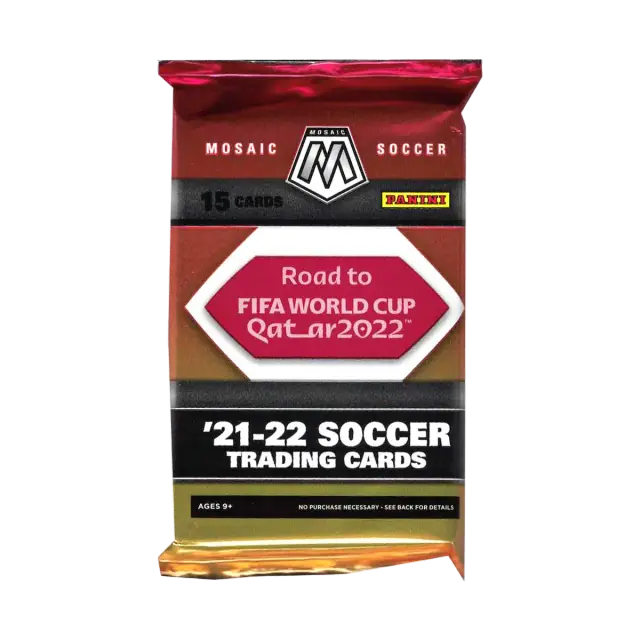 2021/22 Panini Mosaic Road To FIFA World Cup Soccer Hobby Pack