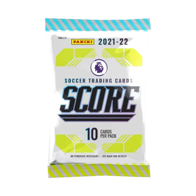 2021/22 Panini Score Premier League Epl Soccer Booster Pack