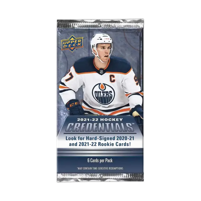2021/22 Upper Deck Credentials Hobby Pack