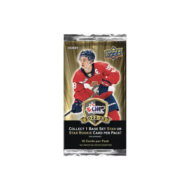 2022/23 Upper Deck Canadian Hockey League Chl Hobby Pack