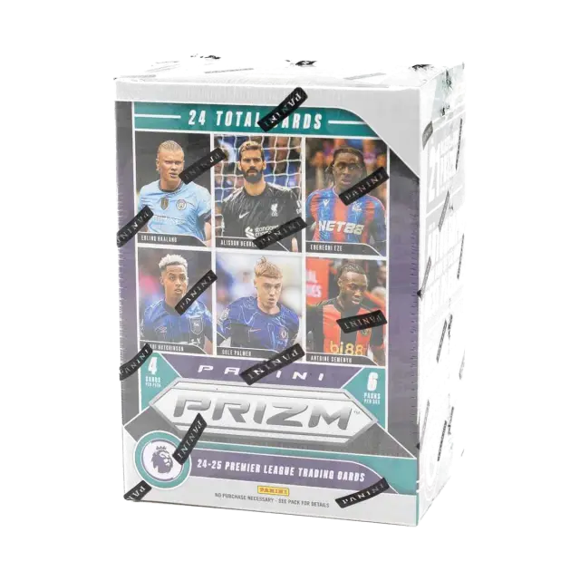 2024/25 Panini Prizm Premier League Epl Soccer Lila Gra Blaster Box
