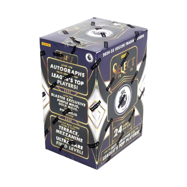 2024/25 Panini Select Premier League Soccer 4 Kort Per Blaster Box