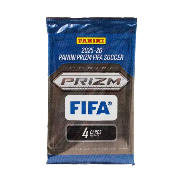 2025/26 Panini Prizm FIFA Soccer 4 Cards Booster Pack