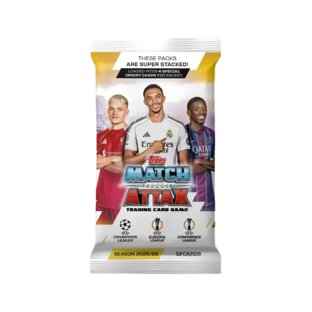 2025/26 Topps Match Attax UEFA Club Competitions Booster Pack