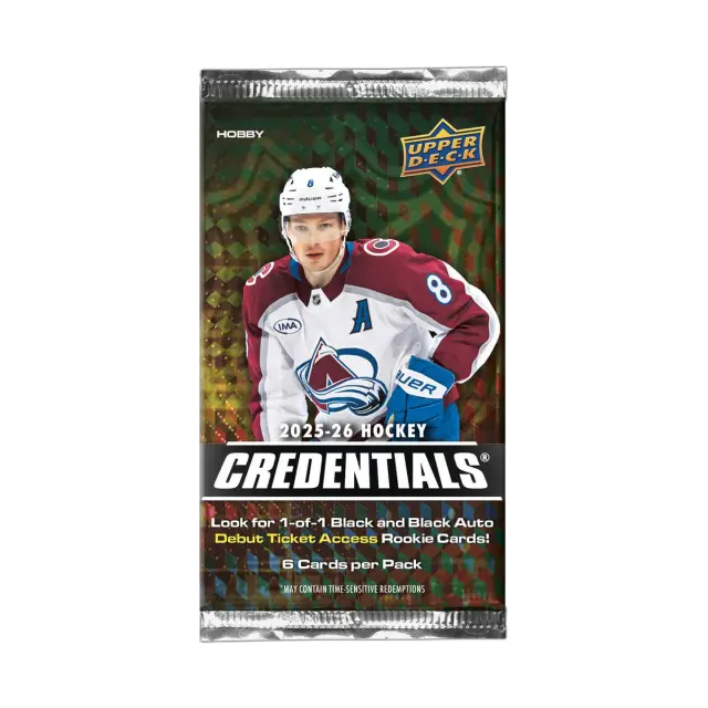 2025/26 Upper Deck Credentials Hobby Pack