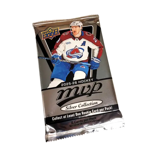 2025/26 Upper Deck Mvp Silver Collection Cdd 8 Cards Hobby Pack