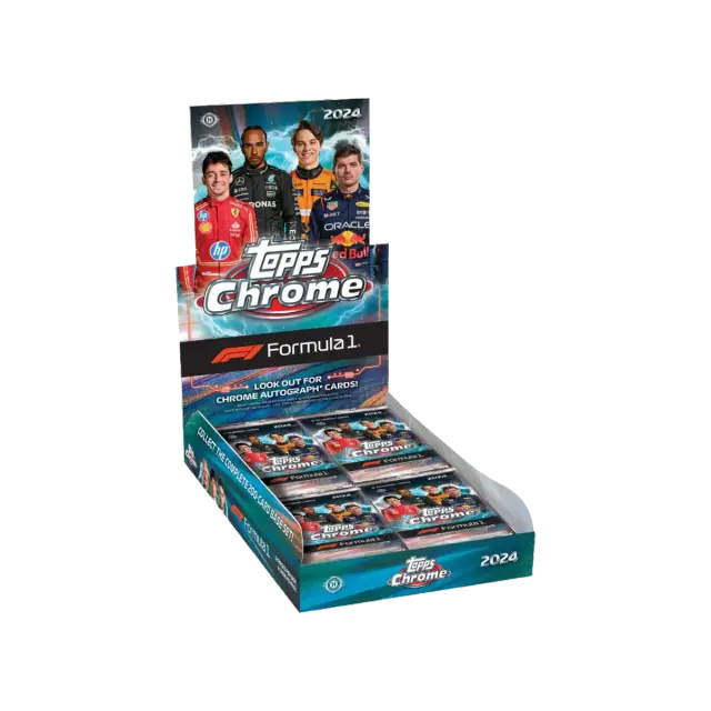 Topps 2024 Chrome Formula 1 Eng Booster Box