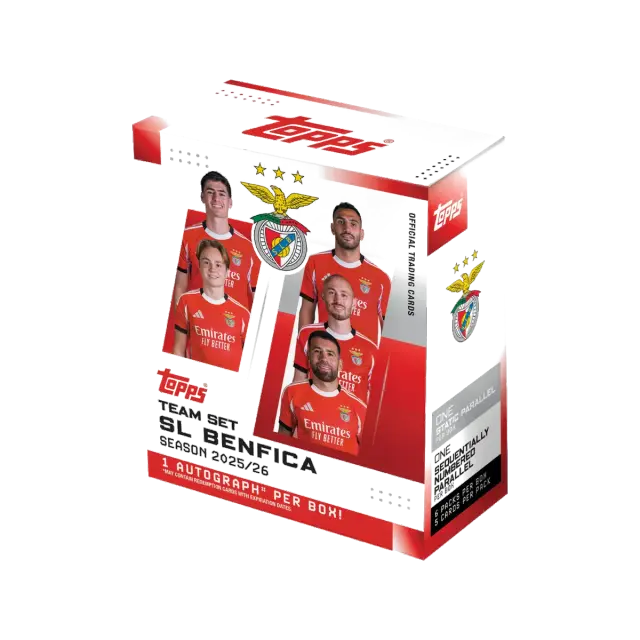 Topps 2025 2026 Benfica Team Set Eng Collection Box