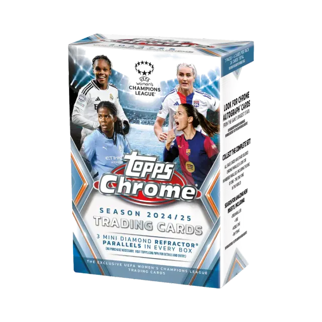Topps 2025 2026 Chrome UEFA Women's Champions League Value Eng Booster Box