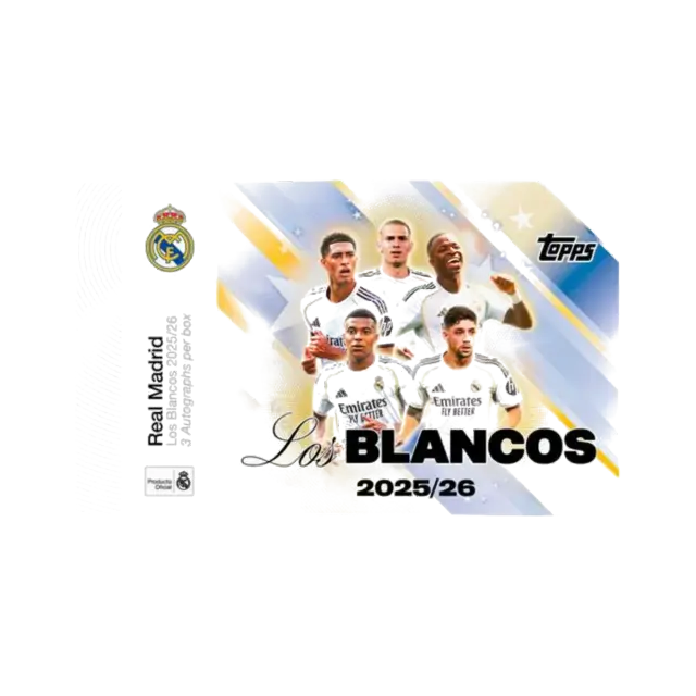 Topps 2025 2026 Los Blancos Real Madrid Value Eng Booster Box