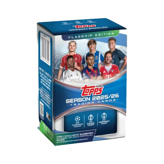 Topps 2025 2026 UEFA Club Competitions Soccer Value Eng Booster Box