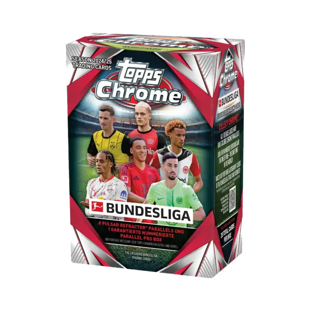 Topps 2025 Chrome Bundesliga Value Eng Booster Box