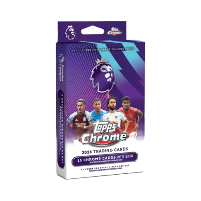 Topps 2026 Chrome Premier League Hanger Eng Booster Pack