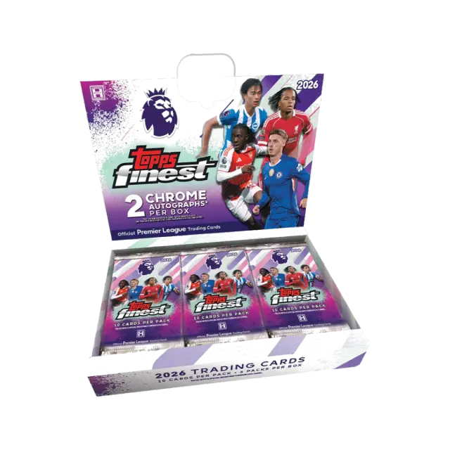 Topps 2026 Finest Premier League Eng Booster Box