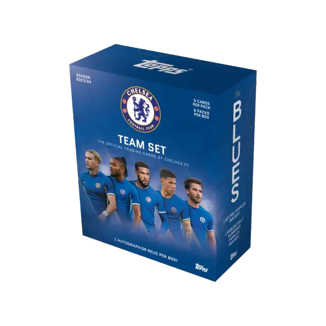 Topps Chelsea Team Set 2023 24 Eng Booster Box