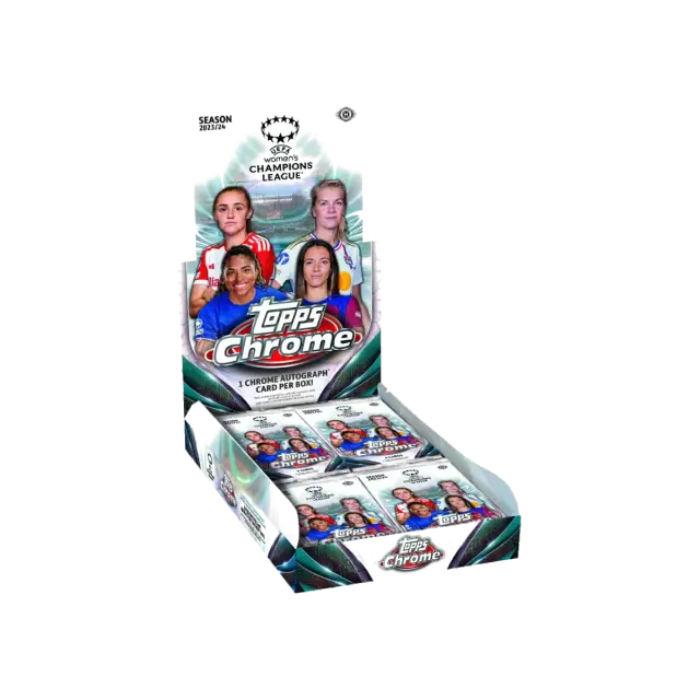 Topps Chrome Uwcl 2023 24 Eng Booster Box
