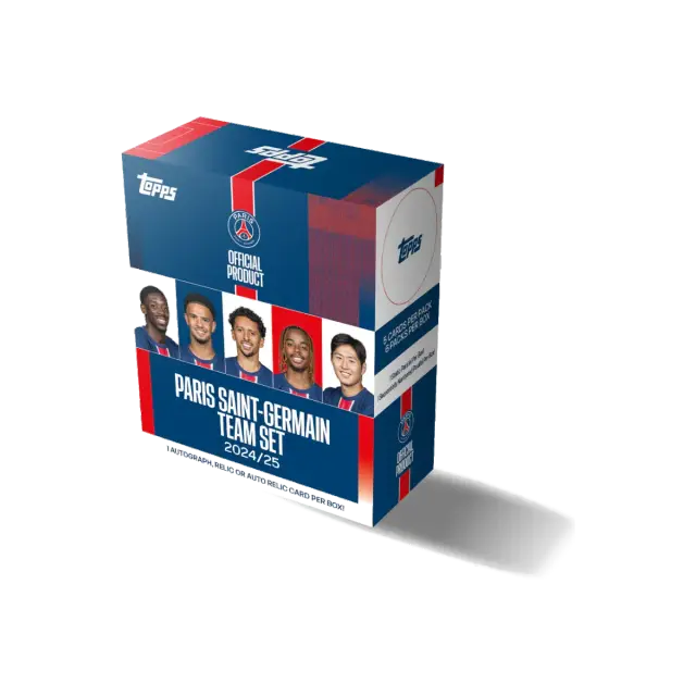 Topps Psg Team Set 2024 25 Eng Booster Box