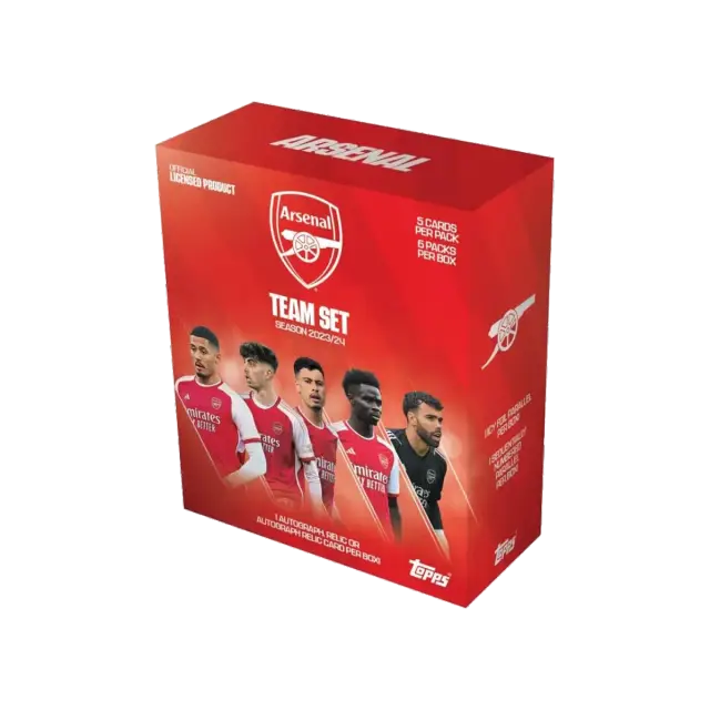 Topps Team Set Arsenal 2023 24 Club Eng Booster Box